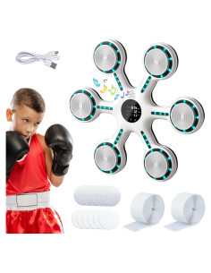 Máquina de Boxeo Musical Mostop con Guantes - Entrenador Inteligente
