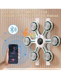 Máquina de Boxeo Musical Mostop con Guantes - Entrenador Inteligente 2