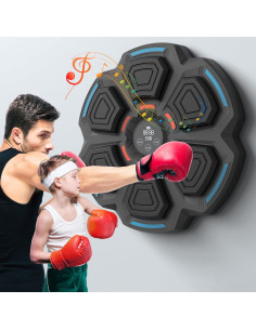 Máquina de Boxeo Musical OurStarry con LED y Guantes 2