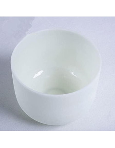 Cuenco de Cuarzo Cristal TAIFENG 20.32 cm Nota F Sanación 2