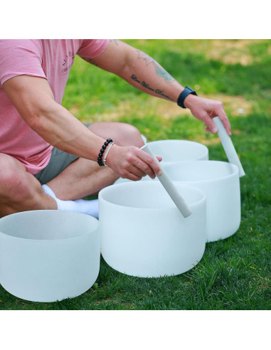 Mazo para Cuenco de Canto TOPFUND de Madera de Haya 30 cm