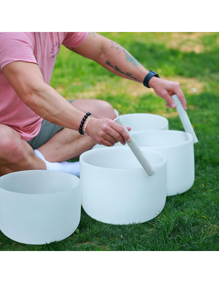 Mazo para Cuenco de Canto TOPFUND de Madera de Haya 30 cm