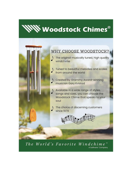 Campana de Mano Woodstock Zenergy Duo 19.05 cm 2 Tonos