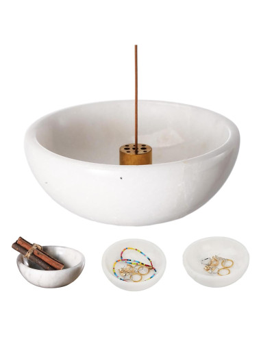 Soporte de Incienso de Mármol Natural Koville 12.95 cm