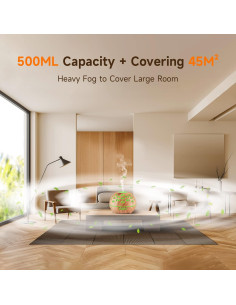 Difusor de Aceites Esenciales 500ML - Feelnight, Silencioso, 8 Colores 2