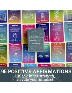 Tarjetas de Afirmaciones Positivas QUOKKA Rethink 95 Unidades 2