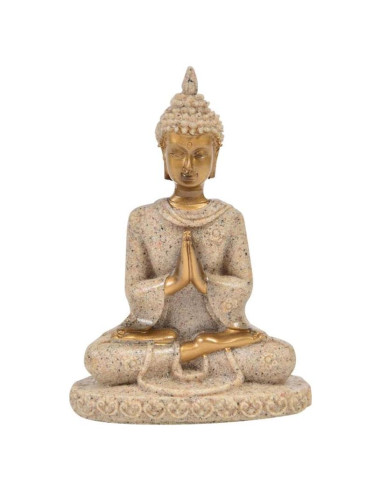 Estatua de Buda de Meditación Comimark Hecha a Mano Arenisca 8.5cm
