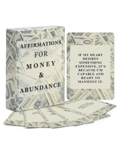 Tarjetas de Afirmación de Riqueza Isaac Liev - 50 Mantras