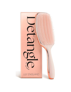 Cepillo Desenredante Lily England Rosa Dorado para Cabello Rizado