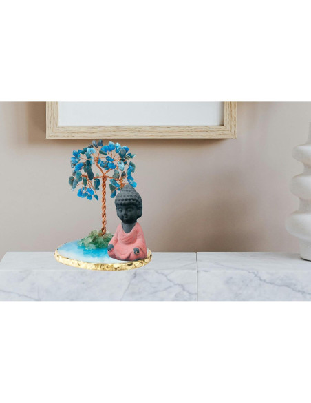 Estatua de Buda Pequeña Dreamgirnh para Meditación 10.2 cm
