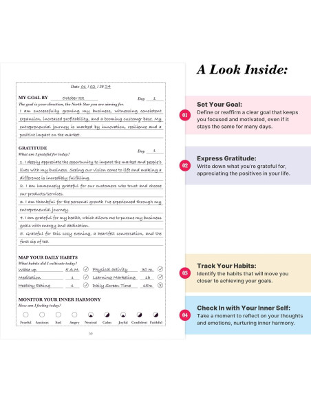 Diario de Gratitud iAmEvolving A5 Lavanda - Desarrollo Personal