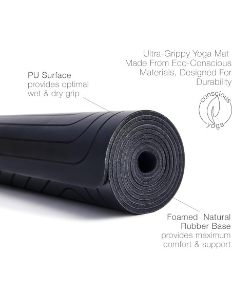 Alfombrilla de Yoga Antideslizante agoy Pro+ Guerrero 183x61cm