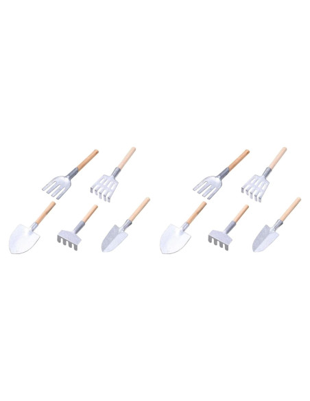 Juego de Herramientas de Jardín Zen 10 pcs Artibetter