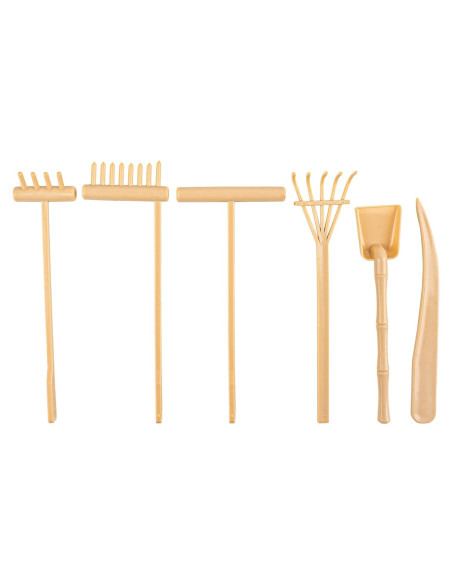 Set de 6 Mini Herramientas de Rastrillo de Jardín Zen Framendino