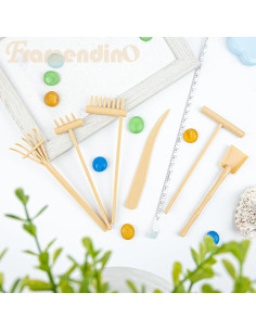 Set de 6 Mini Herramientas de Rastrillo de Jardín Zen Framendino 2