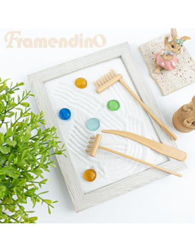 Set de 6 Mini Herramientas de Rastrillo de Jardín Zen Framendino