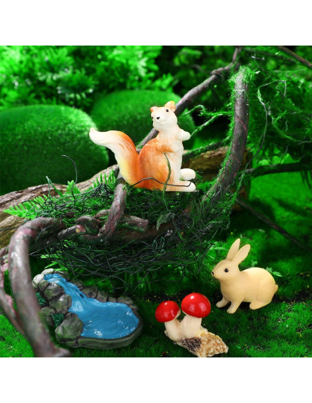 Kit de Miniaturas de Jardín Roowest 19 Piezas Accesorios