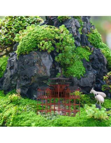 Estatuilla de Pagoda Clásica Asiática Milisten 8.3x6x6 cm