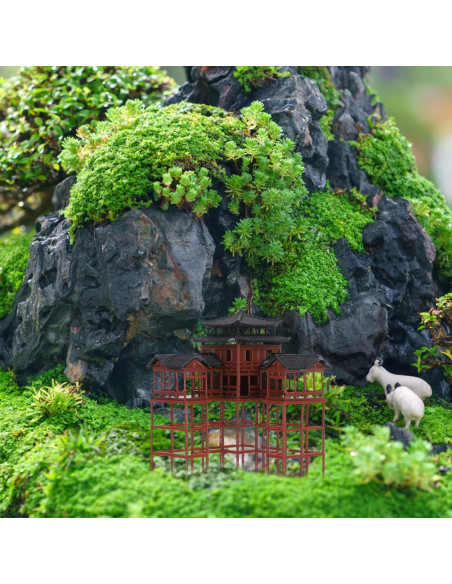 Estatuilla de Pagoda Clásica Asiática Milisten 8.3x6x6 cm