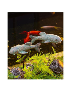 Estatuas de Jardín de Pez Koi Philodwell - Paquete de 2