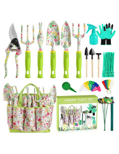 Juego de Herramientas de Jardinería VANOW 6 PZS Aluminio Floral