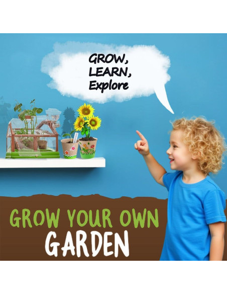 Kit de Terrario Solar GrandSail para Niños 4-8 Años