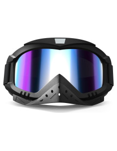 Gafas de Motocicleta Dizywiee con Lentes Antivaho y Ajustables