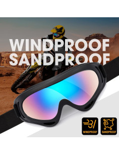 Gafas de Motocicleta MAMBAOUT para Niños - Paquete de 2 2