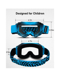 Gafas de montar BELINOUS para niños 3-12 años UV400 2