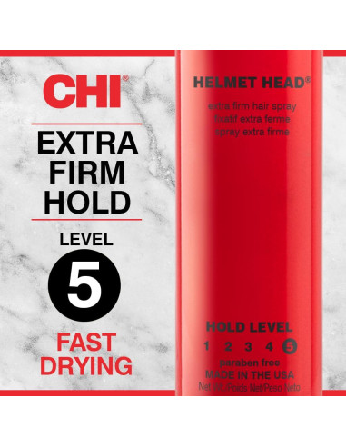 Laca para Cabello CHI Casco Cabeza Extra Firme 73.93 g