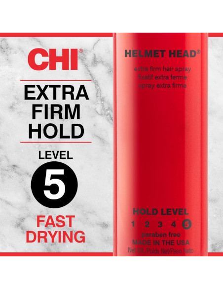 Laca para Cabello CHI Casco Cabeza Extra Firme 73.93 g