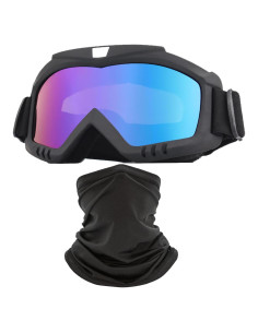 Gafas de Motocross Immoono con Máscara Facial - Protección UV