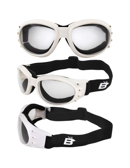 Gafas de Motocicleta Birdz Eyewear Eagle - 2 Pares con Lentes Anti-empañantes