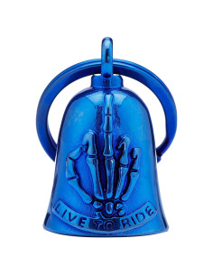 Campana para Motocicleta AilRabbit 123 Acero Inoxidable Azul