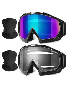 Gafas de Motocicleta YENPK 634 - Protección UV y Antivaho