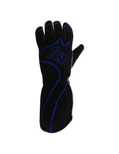 Guantes de Kart Racing K1 RaceGear RS1 Mediano Azul/Negro