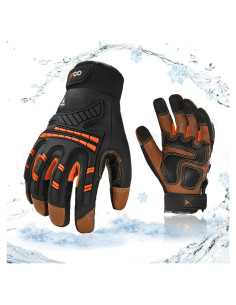 Guantes de Mecánico Impermeables Vgo - Talla M, Naranja
