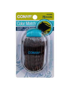 Pinzas para Cabello Conair 75 Unidades Marrón