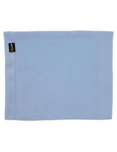 Calentador de Cuello Lupa Hecho a Mano Doble Capa Azul Claro