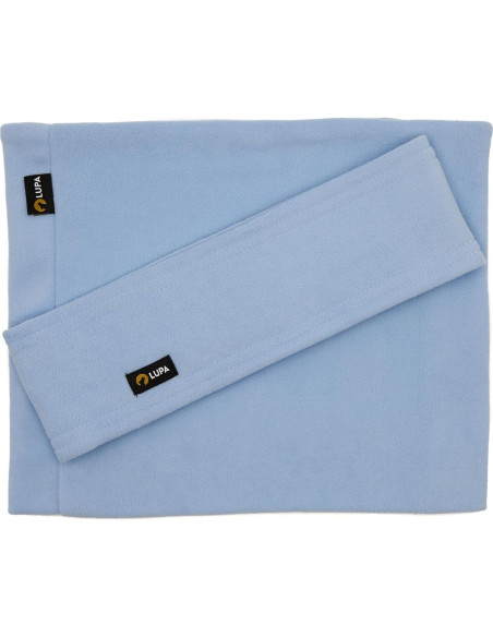 Calentador de Cuello Lupa Hecho a Mano Doble Capa Azul Claro