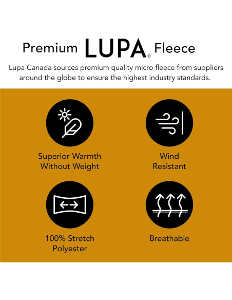 Calentador de Cuello Lupa Hecho a Mano Doble Capa Azul Claro