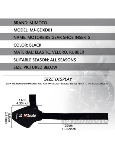 Protector de Botas de Motocicleta MJMOTO - Antideslizante y Ligero