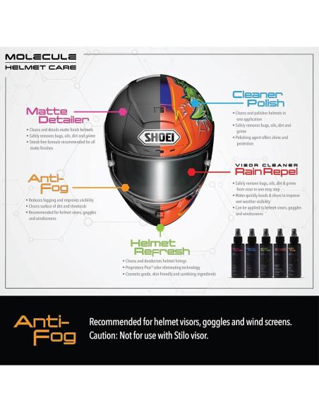 Casco Antiniebla Molecule MOLMLHAF41 - Visibilidad Mejorada