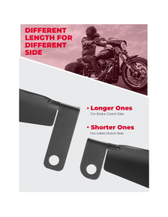 Guardamanos de Motocicleta KEMIMOTO F1813-01303BK Negro 2