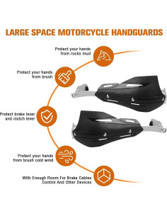 Protector de Manillar CHIFUN para Motocicleta 22mm y 28mm 2