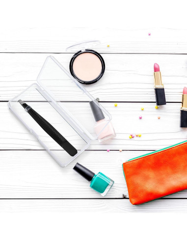 Blulu 18 Cajas de Almacenamiento Plásticas Transparentes 10.2x4.5cm