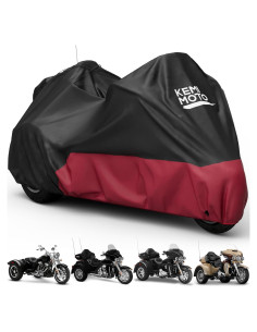 Funda para Motocicleta Trike KEMIMOTO Impermeable Rojo
