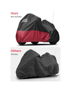 Funda para Motocicleta Trike KEMIMOTO Impermeable Rojo 2