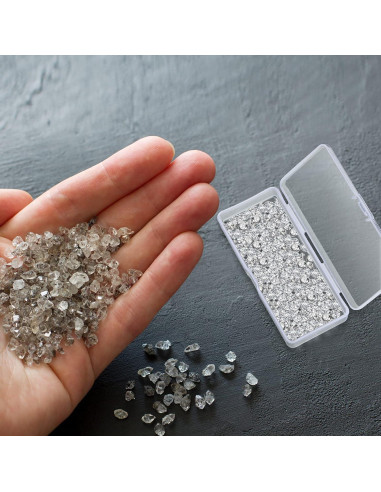 Blulu 18 Cajas de Almacenamiento Plásticas Transparentes 10.2x4.5cm