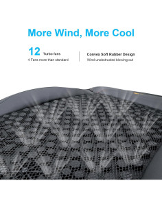 Funda de Asiento de Coche Refrigerante ZenRui Y003 con Masaje 2